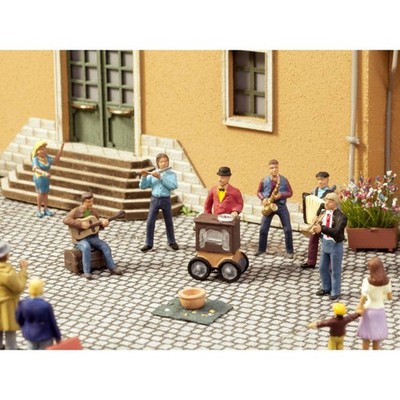 NOCH N Straßenmusiker Fertigbaustein, Sound-Szene