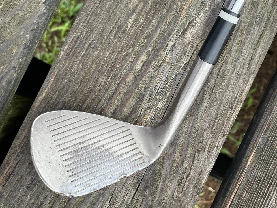Scratch 58° Lob Wedge Steel Stiff Flex Shaft Lamkin Crossline Grip - Image 3 of 4