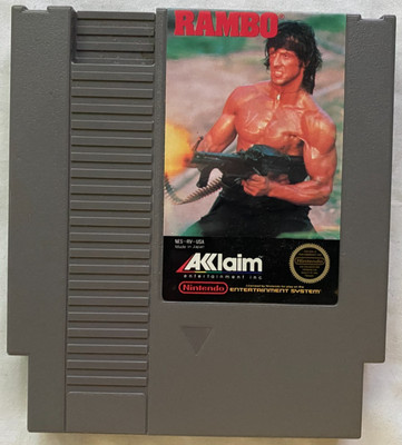Rambo (Nintendo Entertainment System, 1988) Cart Only Very Good Condition
