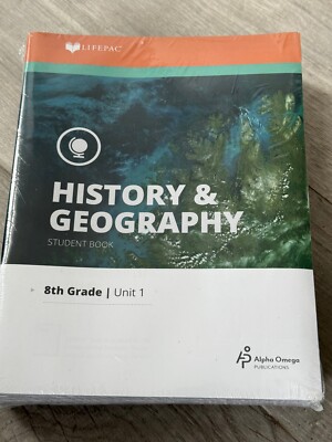   LIFEPAC Alpha Omega 8th Grade History Geography Complete Set Teach Student 8