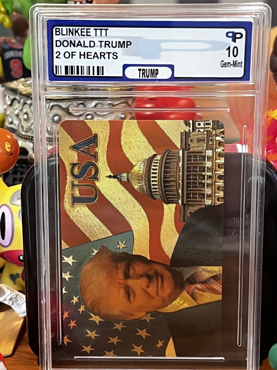 Donald Trump Blinkee TTT Gold Playing Cards The 2 Hearts PPG 10