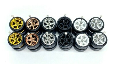 ホットホイール(Hot Wheels)カスタムシリーズ 1/64 Scale Custom Wheels - TE38 - 5 Spoke / Star - Hot Wheels
