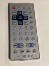 Audiovox RC-50 13640830 Portable DVD Player Remote - No Battery - Untested