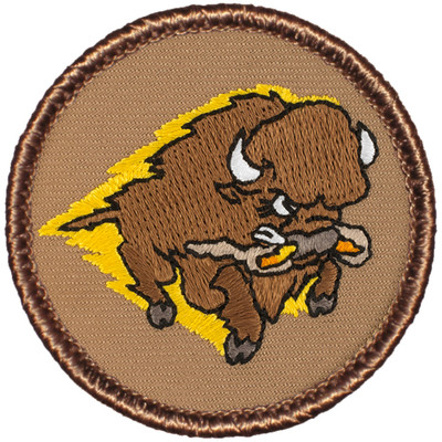 Cool Boy Scout Patches - The Thunder Buffalo Patrol Patch!! (#580)