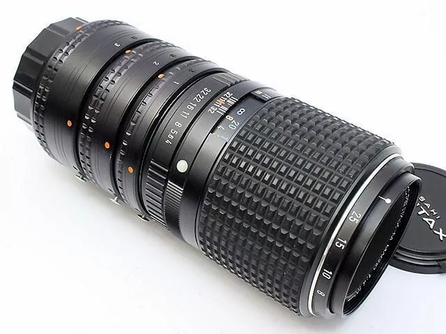 Pentax smc PENTAX-M MACRO 100mm F4 Telephoto Prime Lens with 3 Extension Rings