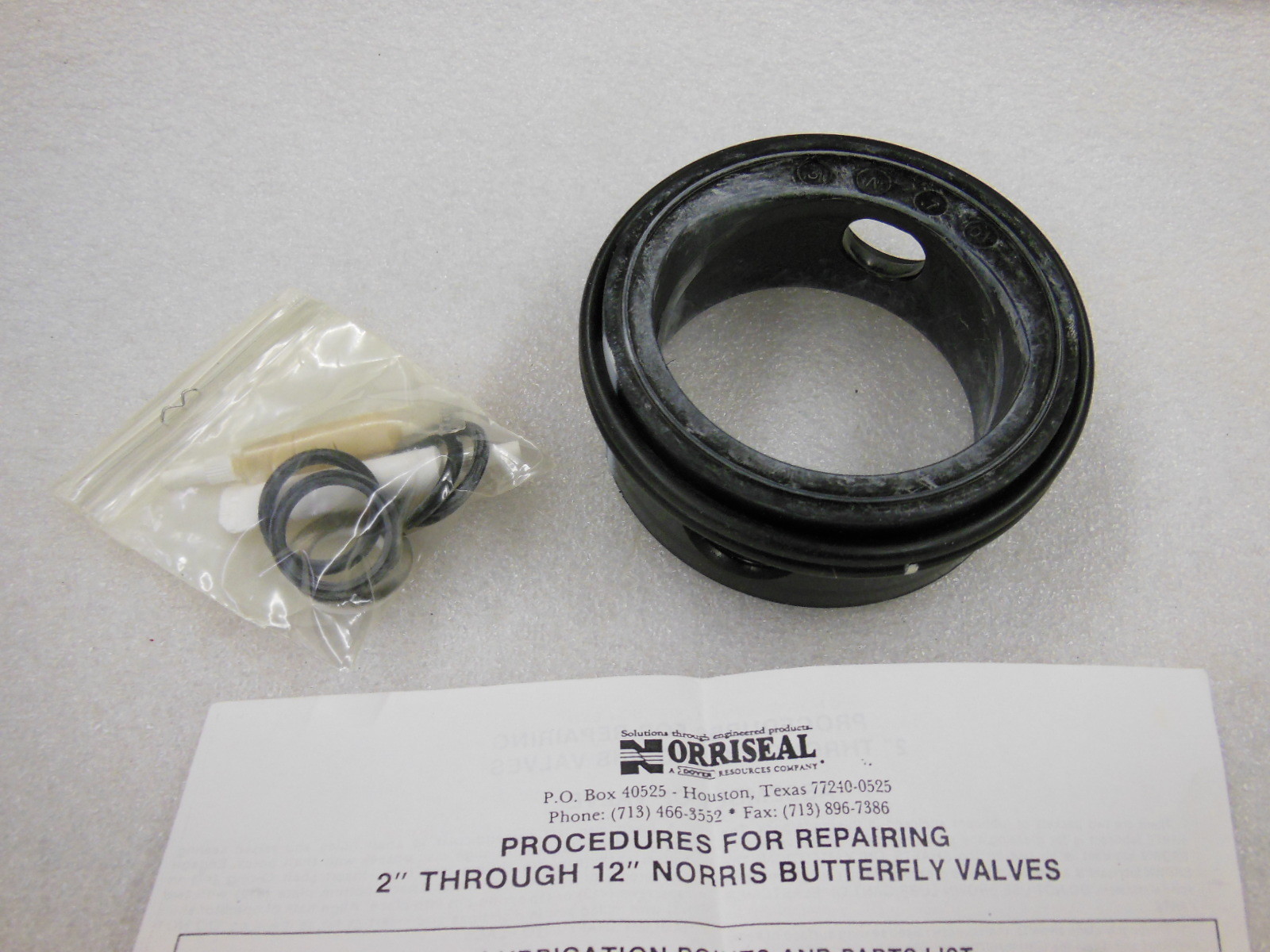 NORRISEAL 3" Butterfly Valve Repair Kit Replacement Seal w