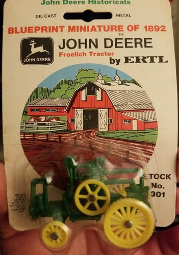 1972 John Deere Historicals BluePrint Miniature of 1939 Tractor #1304 by ERTL - 第 1/6 張圖片
