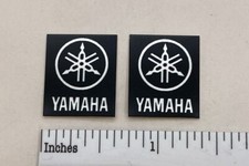 Yamaha Speakers Badge Small Logo Pair Aluminum Custom Made