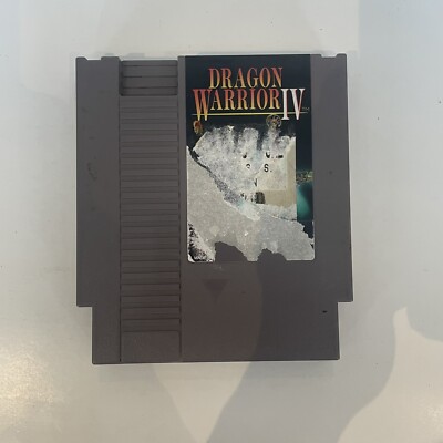 Dragon Warrior IV (Nintendo Entertainment System, 1992) Cartridge Only! TESTED!
