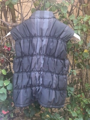 Burberry Nova check Sleeveless Jacket Button Down Puffer Vest 8