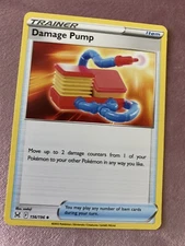 Pokemon Card 156/196 DAMAGE PUMP - LOST ORIGIN - UNCOMMON - NM