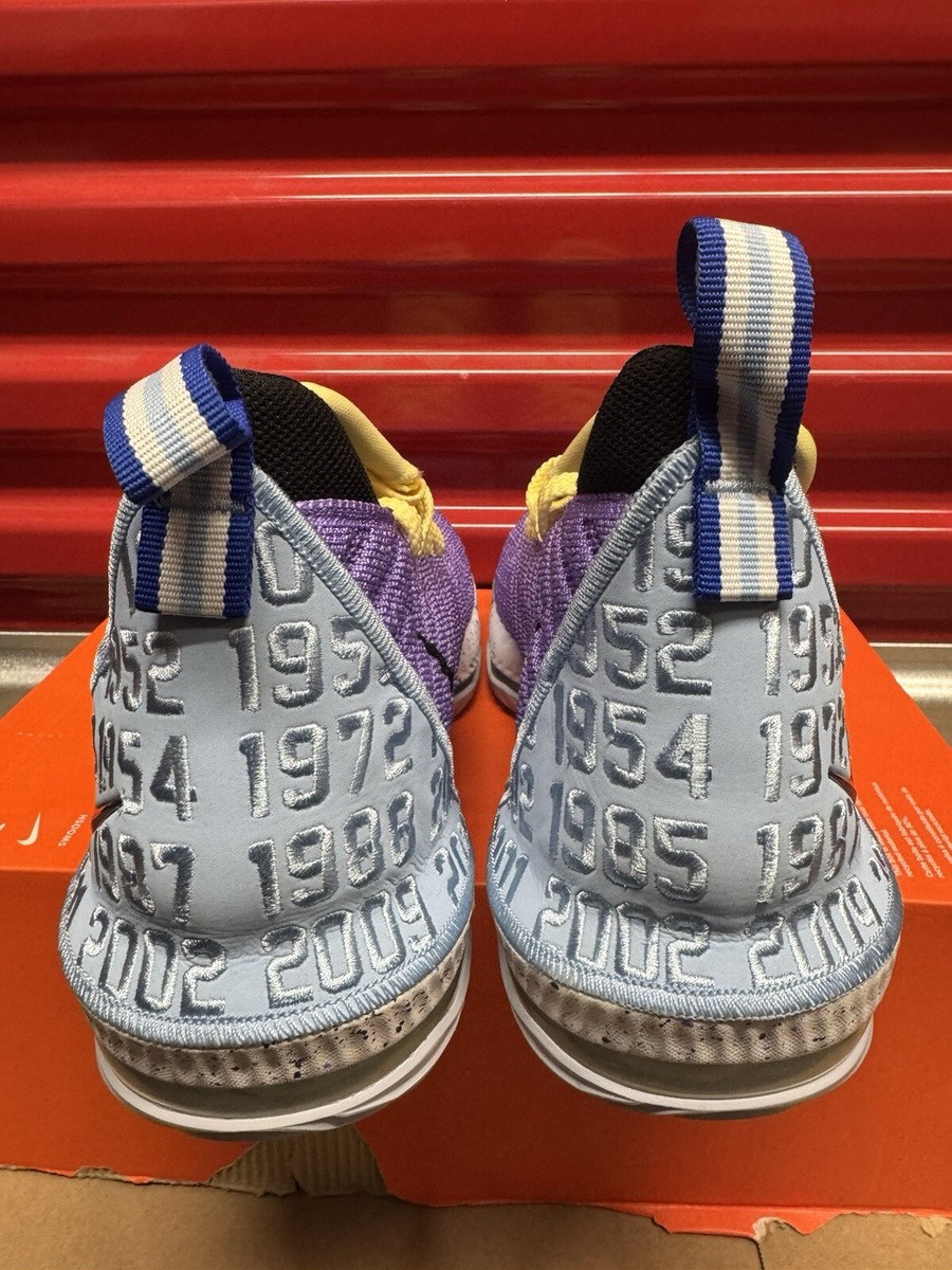 Nike Lebron XVI 16 Lakers Heritage Atomic Violet SKU CK4765-500