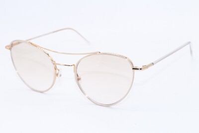 NEW ANDY WOLF 4717 VERENA R. COL. E GOLD CLEAR AUTHENTIC FRAMES EYEGLASSES 53-23