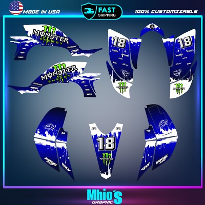 Yamaha YFZ 450 graphics kit 2003 2004 2005 2006 2007 2008 stickers decals kit