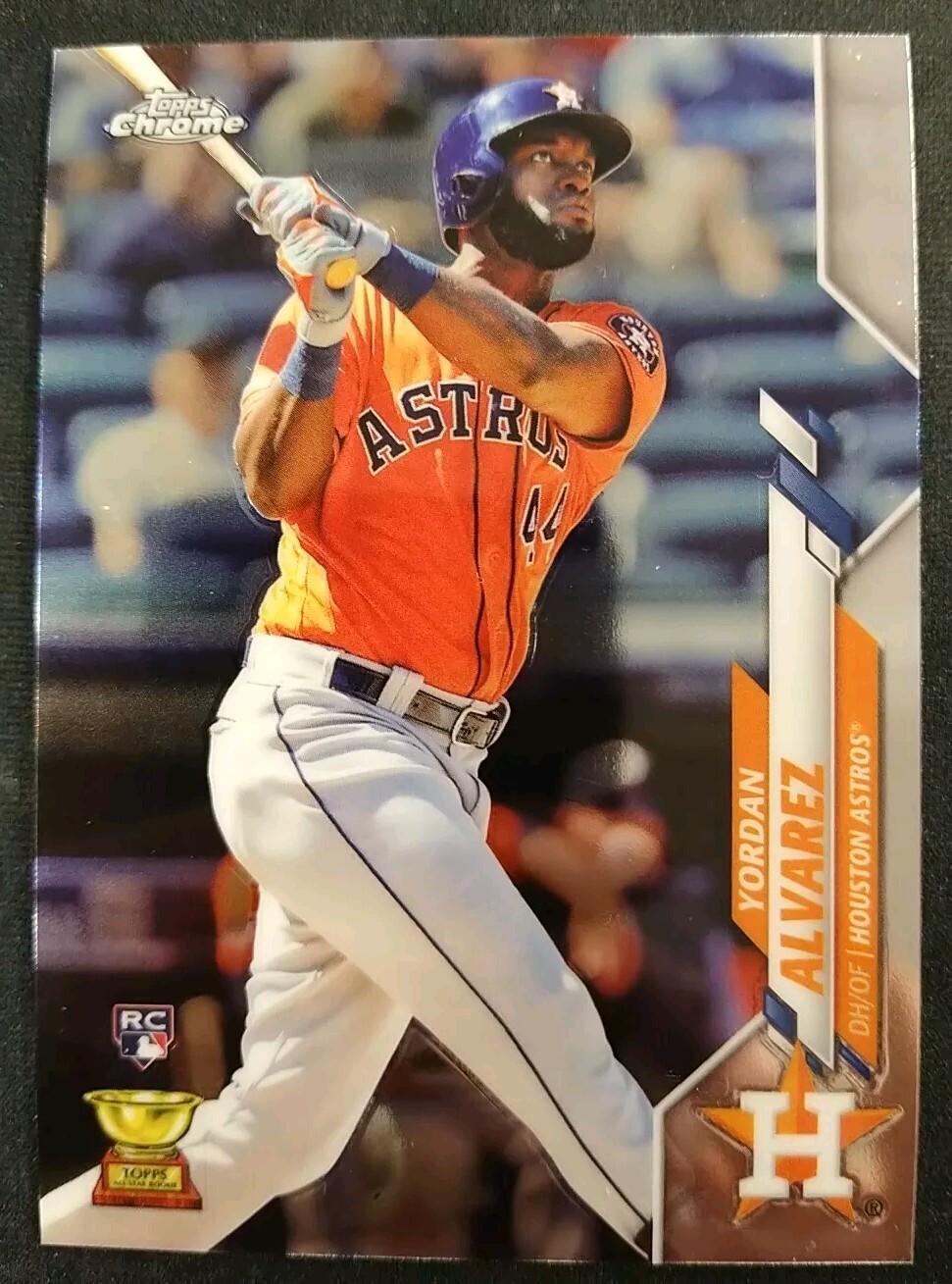 2020 Topps Chrome Yordan Alvarez Base RC Rookie HOUSTON ASTROS