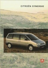 Citroen Synergie 1998-99 UK Market Sales Brochure Exclusive SX X 2.0i 1.9 TD