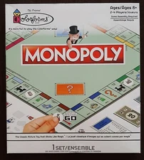 Coloorforms Monopoly Travel Size Board Game  Reusable Self Stick