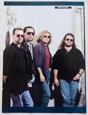 VAN HALEN~EDDIE/ALEX/MICHAEL ANTHONY/SAMMY HAGAR~ORIG 1995 POSTER PINUP CLIPPING