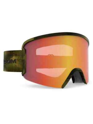 VOLCOM GARDEN SNOWBOARD GOGGLES + BONUS LENS - CAMO RED CHROME