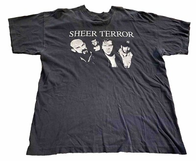 SHEER TERROR Unloved XL T Shirt Fathead Suburbia Joe Coffee NYHC Screen Stars