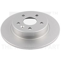 2X Bremsscheiben Hinten Ø264 Mm Voll Beschichtet FüR Opel Astra K B16