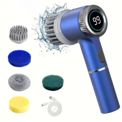 Wireless Electric Cleaning Brush Powerful IPX7 Waterproof USB Rechargeable Autom