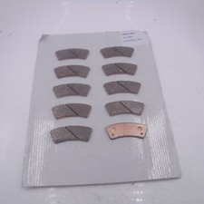 10 Pk Aps 66-06200 Black Steel Semi-metallic Brake Linings Impregmated