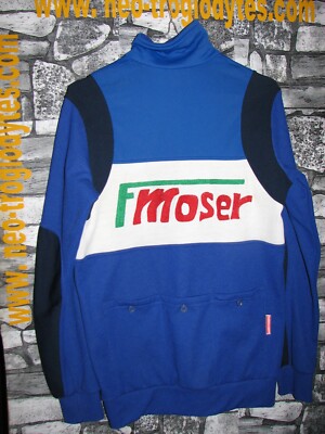 Maillot Cycliste Vintage Années 80 – Seb Moser Signé – Maglia Bici Ciclismo
