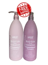 SJ Hair Care Xpert Biotin With Keratin Shampoo & Conditioner 32 fl. oz each