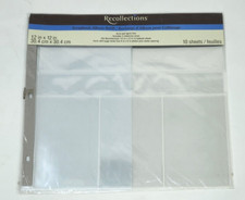 Recollections Scrapbook Album Refill 12 x 12 10 Sheets 2 extension New