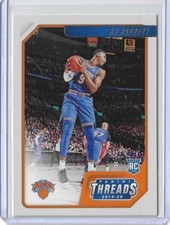 2019-20 Panini Chronicles Threads RJ Barrett Rookie Card #90 New York Knicks RC 