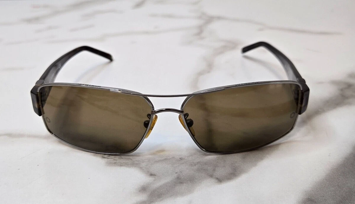Montblanc MB 178S A36 61-14 135 Black Brown Polarized Sunglasses Montblanc MB 218S A36 62-13 135 Black Polarized Men main image 2