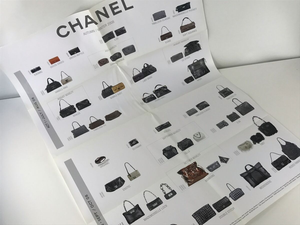 CHANEL FALL 2008/09 BAGS 2.55 FLAP LARGE POSTER 31 CHANEL FALL 2008/09 BAGS 2.55 FLAP LARGE POSTER 31