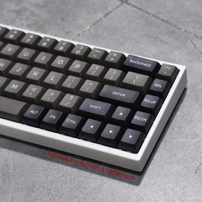 DSA Profile Keycaps Double Shot 130Keys Set For Cherry MX Mechanical keyboards