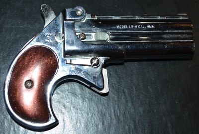 Davis Industries LB9,D-38 Derringer pistol grips smooth antique