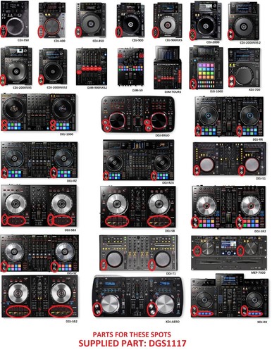 10 Pause & Cue Tact Switch Button for Pioneer Compact Disc Player DJ ...