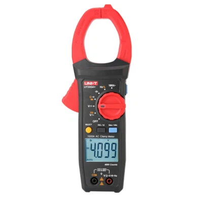 UNI-T Clamp Meter Digital Multimeter 1000V 1000A Voltmeter Ohm Cap Test Flashlit - Image 1 of 4