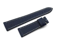 Watch Strap Real Leather Blue Made Italy Top Quality Various Sizes Artisan