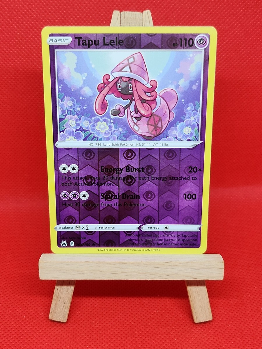 Pokemon Crown Zenith Tapu Lele Reverse Holo Rare 064/159 | eBay