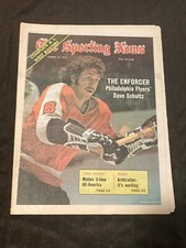 The Sporting News March 16, 1974 - Dave Schultz Philadelphia Flyers NHL Hockey