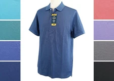 Member's Mark Men's Polo Shirt Stretch Cotton Blend Cuffed Short Sleeves