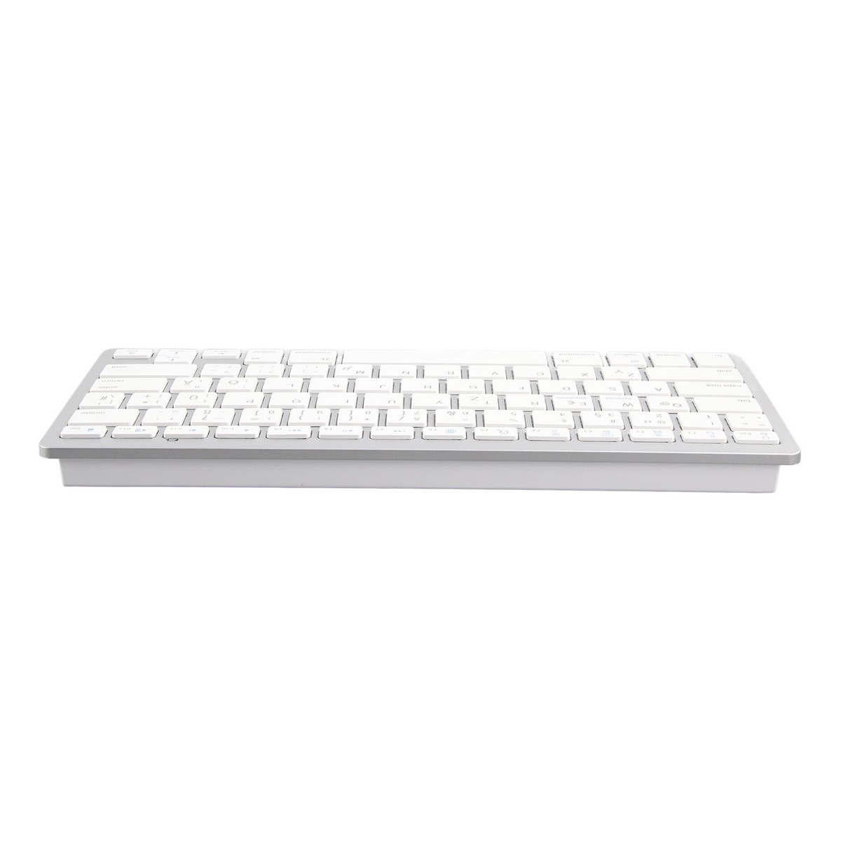 Wireless Keyboard Mini 78 Keys Ultra Thin Portable White Computer