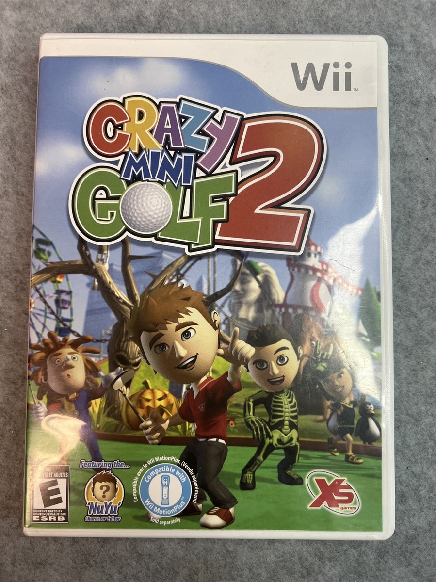 Wii プレーステーション2 カセット Crazy Mini Golf 2 - Nintendo Wii Video Game Complete With Manual