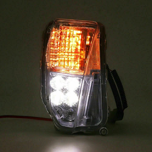 Fit 2012-2015 Toyota Prius Pair LED DRL Left & Right Fog Lights Turn Signal Lamp - Picture 7 of 12