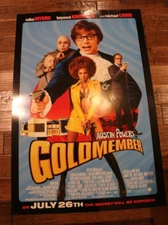 VINTAGE 2002 Austin Power Goldmember Original Movie Poster 27x40 Rolled Double