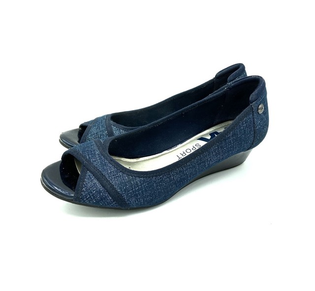 anne klein sport corner wedge heel