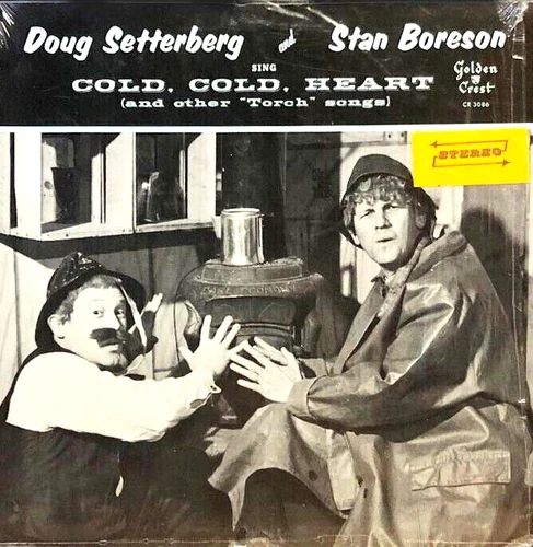 DOUG SETTERBERG & STAN BORESON S/T 12" RARE LP Golden Crest COLD COLD HEART NM