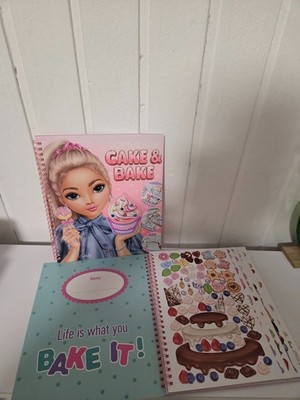 TOPModel Cake & Bake Malbuch mit Pailletten