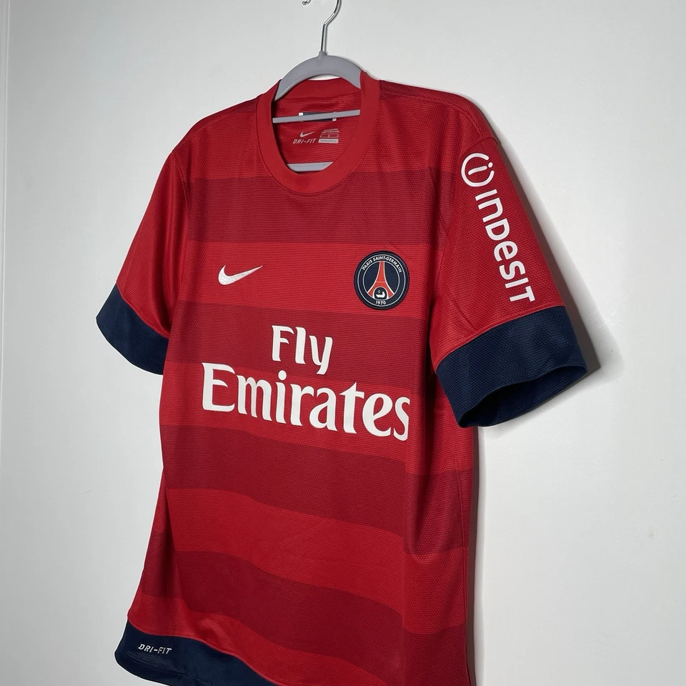 Maillot de Football Shirt Jersey BECKHAM PSG 2012 2013 Nameset Maglia Milan Ac - Photo 4/4