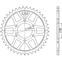 Zahnrad Stahl P630 - Z38 (DIS.16601) Kawasaki 750 Gpz Uni Trak 83/87
